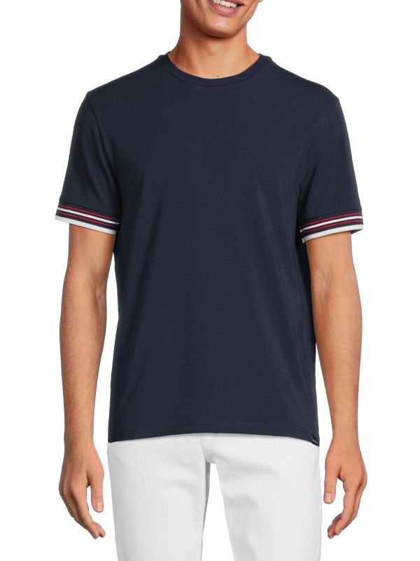 Мужская Футболка Ben Sherman Collegiate Contrast Stripe Tee Ben Sherman