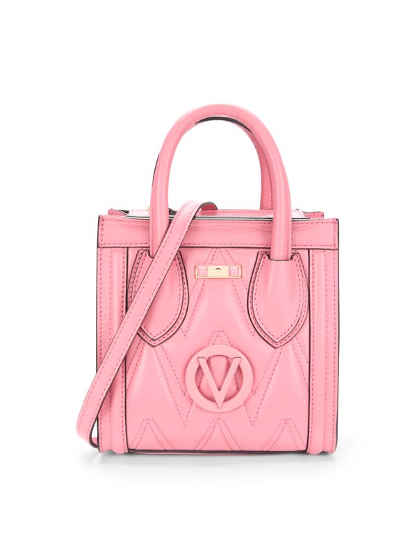 Сумка сэтчел Valentino By Mario Valentino Eva Logo Quilted Leather Top Handle Bag Valentino By Mario Valentino