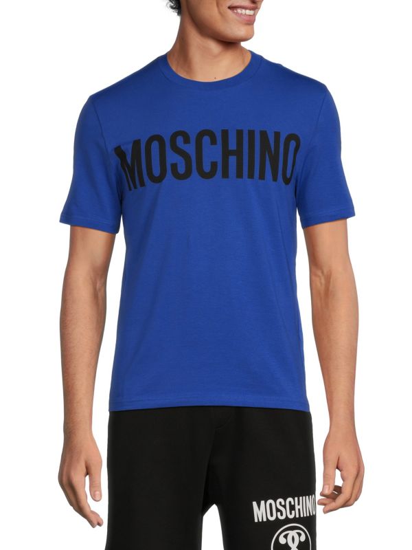 Мужская Футболка Moschino Логотип Moschino