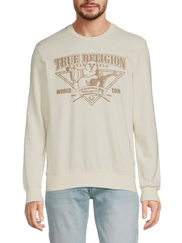 Мужская Толстовка True Religion Rocking Buddha Logo True Religion