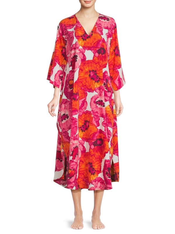 Женская Ночная Сорочка Natori Floral V Neck Natori