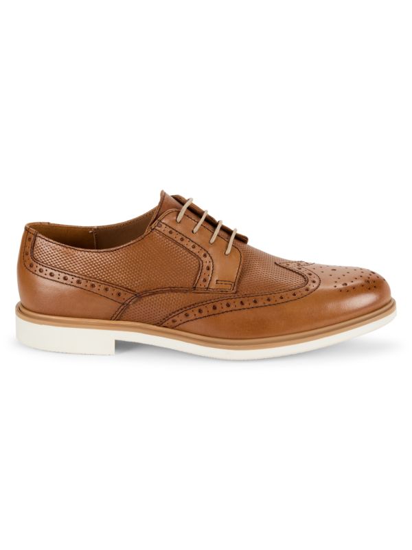 Мужские Оксфорды Saks Fifth Avenue Donald Leather Longwing Brogues Saks Fifth Avenue