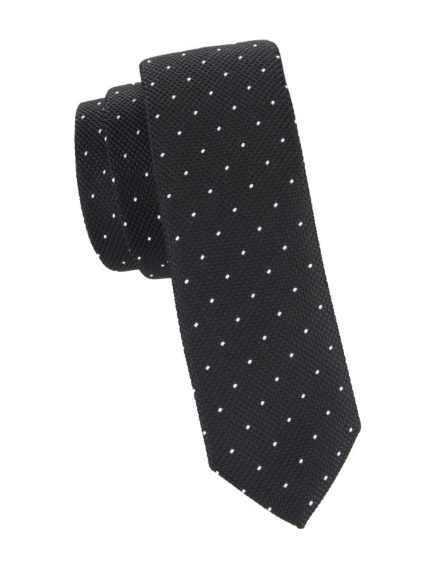 Галстук BOSS Dotted Silk Blend BOSS