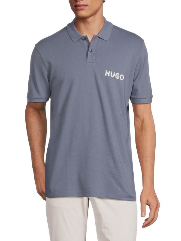 Мужское Поло рубашки HUGO BOSS Delongu Logo HUGO BOSS