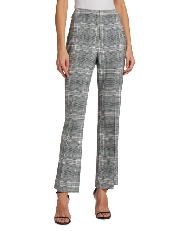 Женские Повседневные брюки Elie Tahari The Paige Plaid Elie Tahari