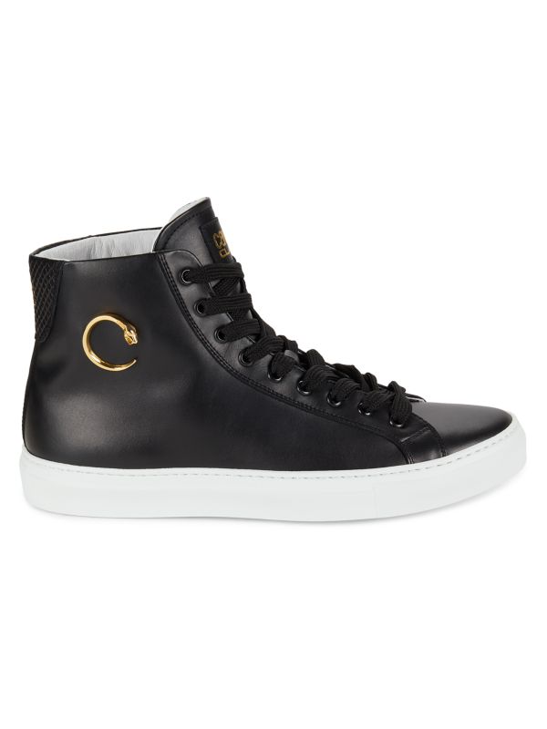 Мужские Повседневные кроссовки cavalli CLASS High Top Logo Cavalli CLASS