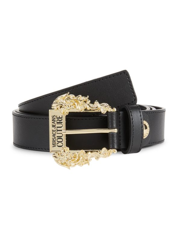 Ремень Versace Jeans Couture Logo Leather Belt Versace Jeans Couture