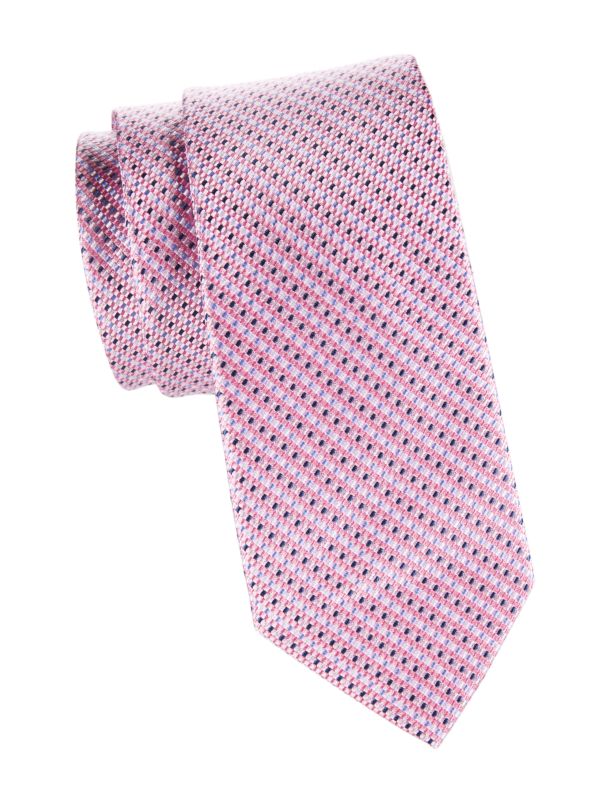 Галстук Saks Fifth Avenue Pattern Silk Tie Saks Fifth Avenue