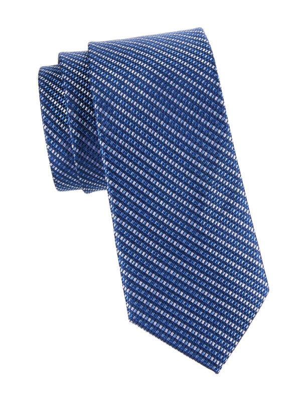 Галстук Saks Fifth Avenue Pattern Silk Tie Saks Fifth Avenue