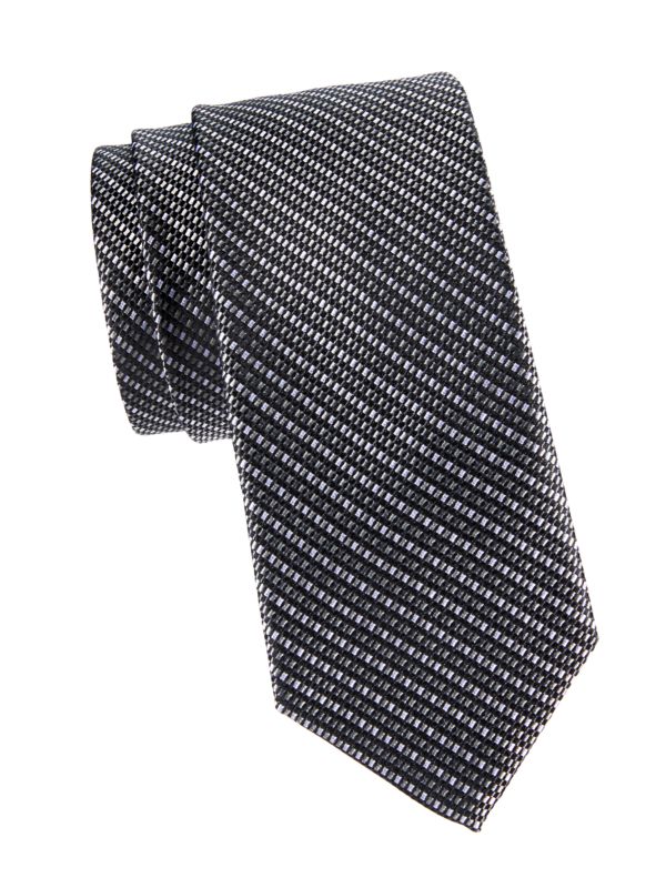 Галстук Saks Fifth Avenue Pattern Silk Tie Saks Fifth Avenue