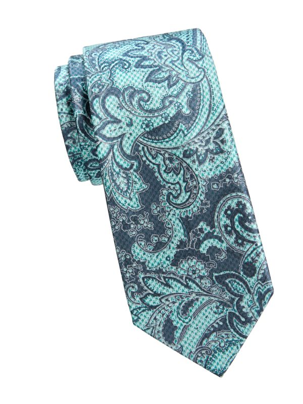 Галстук Brioni Print Silk Tie Brioni