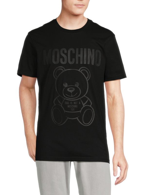 Мужская Футболка Moschino Teddy Logo Moschino