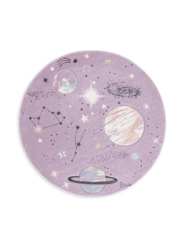 Carousel Kids 100 Universe Patterned Round Accent Rug Safavieh