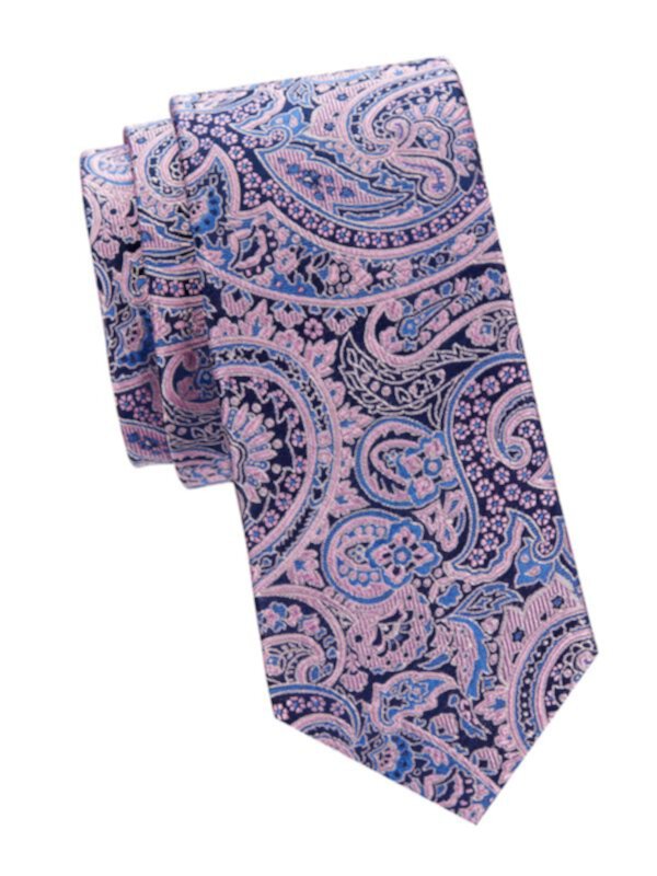 Галстук Saks Fifth Avenue Paisley из шелка Saks Fifth Avenue