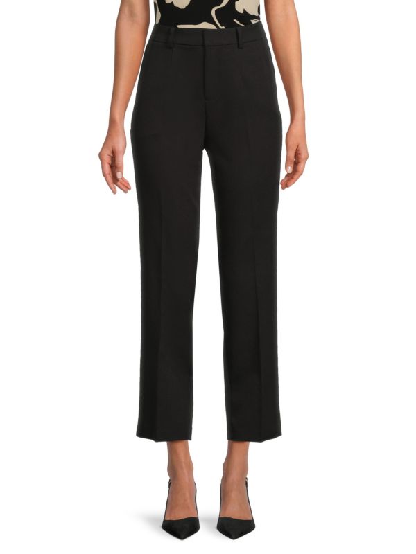 Женские Повседневные брюки Saks Fifth Avenue Crop Straight Leg Saks Fifth Avenue