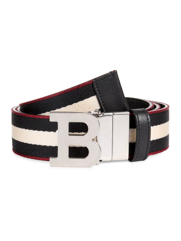 Ремень BALLY Striped Logo BALLY