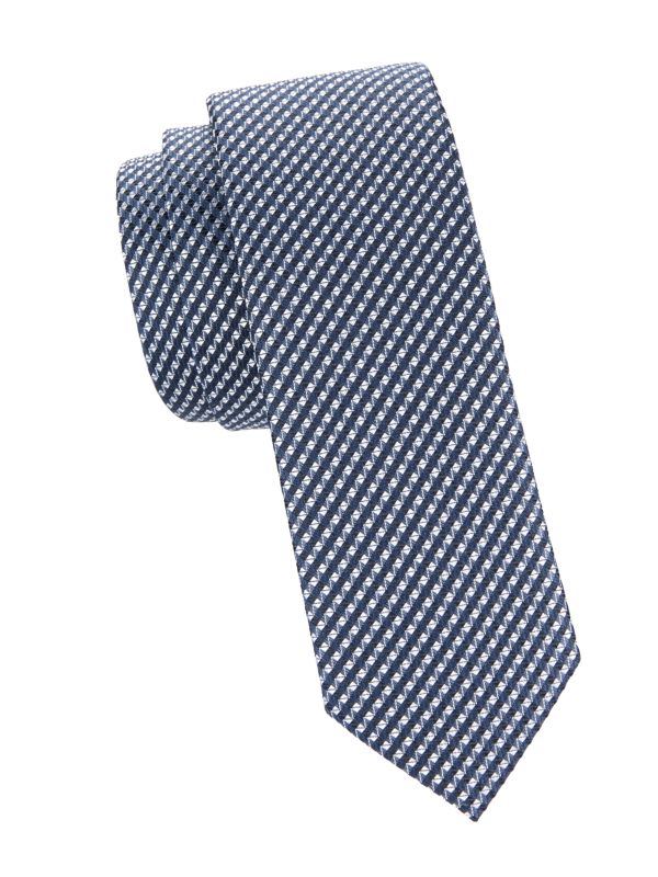 Галстук BOSS Pattern Silk Blend Tie BOSS