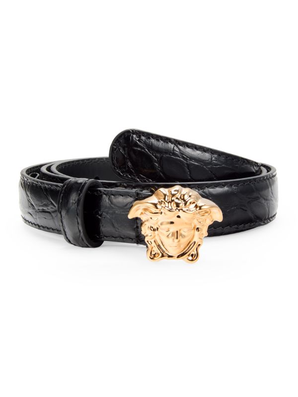 Ремень Versace Medusa Embossed Leather Versace