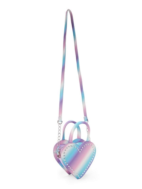 Детская сумка OMG! Accessories Kid’s Ombré Heart Rhinestone Crossbody Bag OMG! Accessories