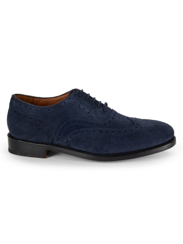 Мужские замшевые туфли Allen Edmonds Hendrix Suede с мягкой подкладкой и шнурками Allen Edmonds