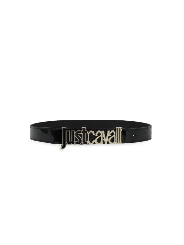 Ремень Just Cavalli Logo Slide Buckle Leather Just Cavalli