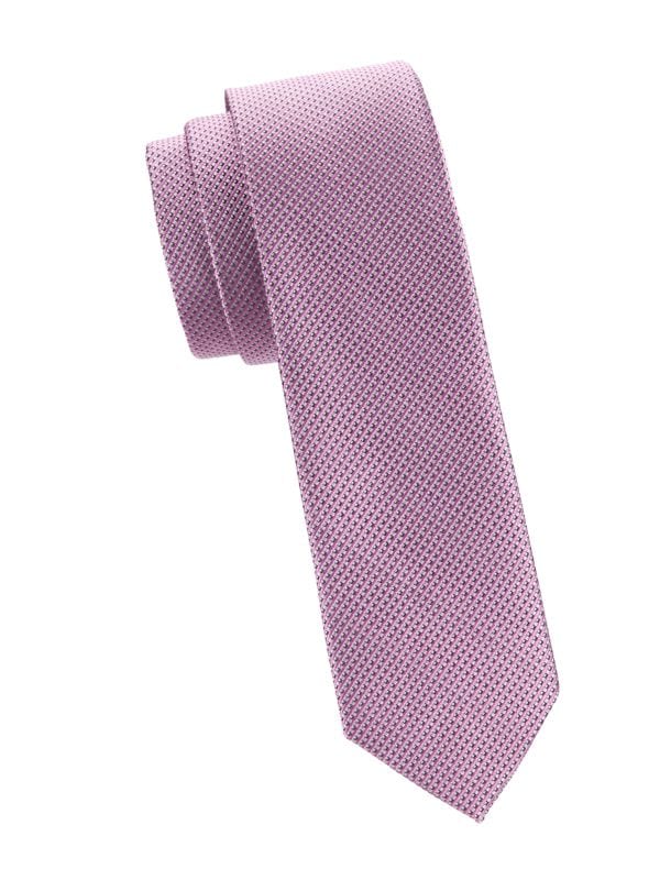 Kid's Pattern Silk Blend Tie Andrew Marc