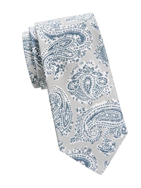 Галстук Brioni Paisley Print Brioni