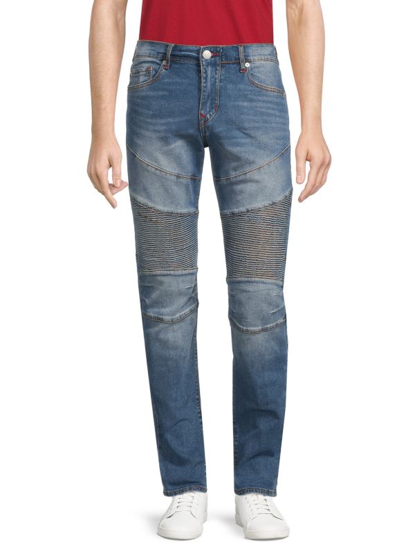 Мужские Джинсы skinny True Religion Rocco Moto True Religion