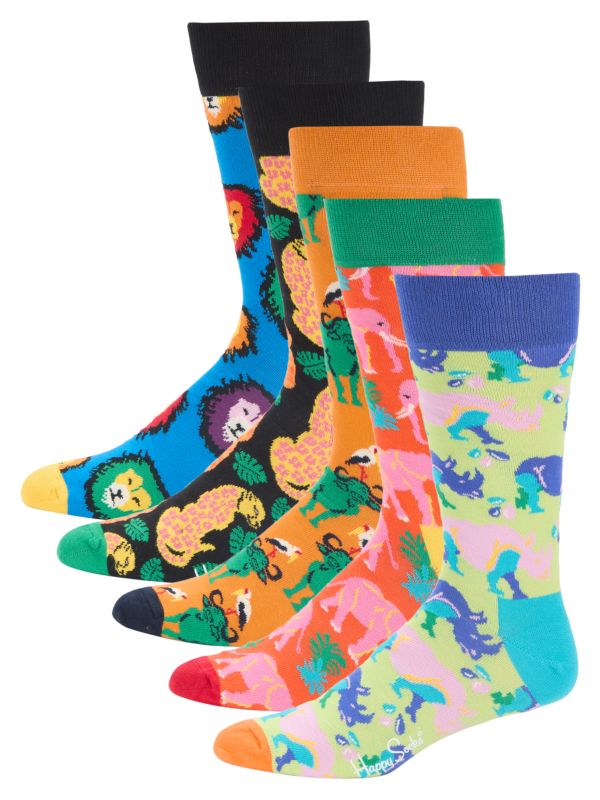 Мужские Носки Happy Socks 5-Pack Print Happy Socks