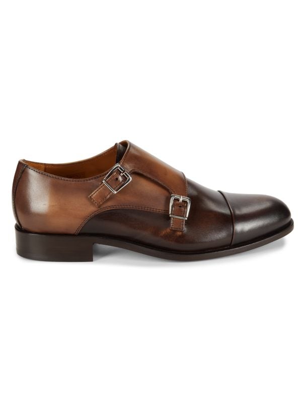 Мужские Лоферы Saks Fifth Avenue Double Monk Strap Saks Fifth Avenue