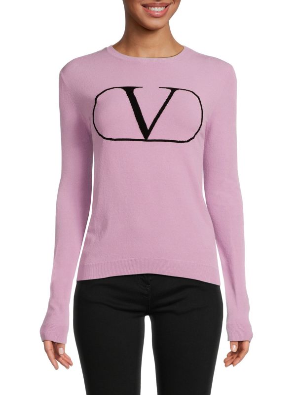 Женский Свитер Valentino Logo Crewneck Valentino