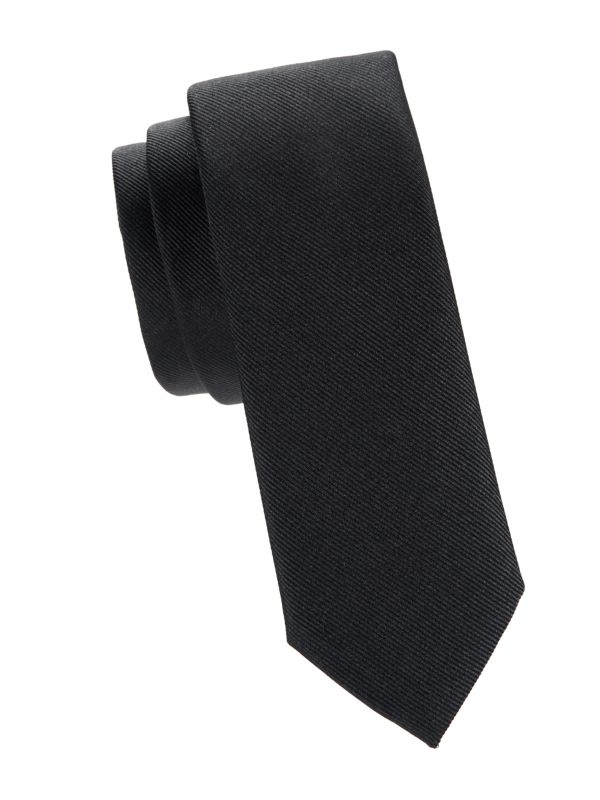 Галстук BOSS Textured Silk Blend Tie BOSS