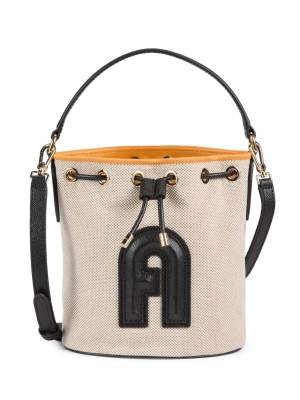 Сумка цилиндр Furla Leather Trim Bucket Bag Furla