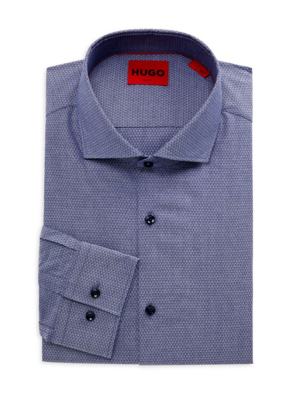 Мужская Классическая рубашка HUGO BOSS Kason Slim Fit HUGO BOSS