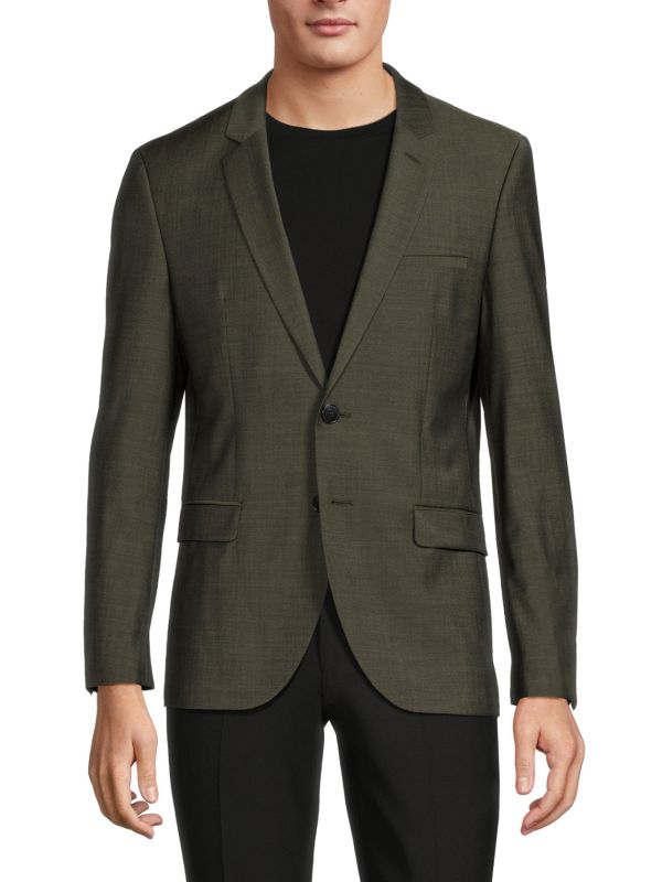 Мужской Блейзер HUGO BOSS Extra Slim Fit из Верблюжьей Шерсти HUGO BOSS