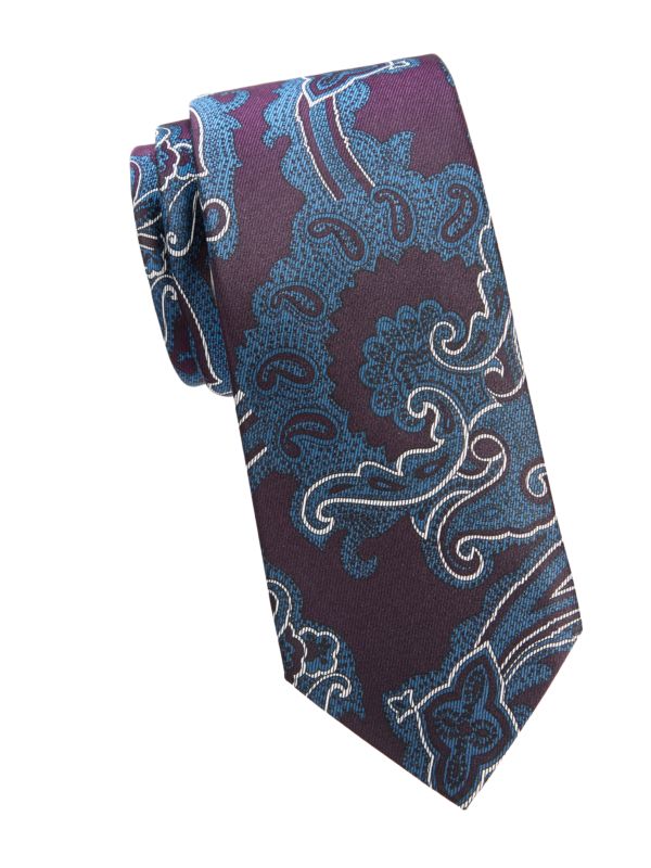 Галстук Brioni Print Silk Tie Brioni