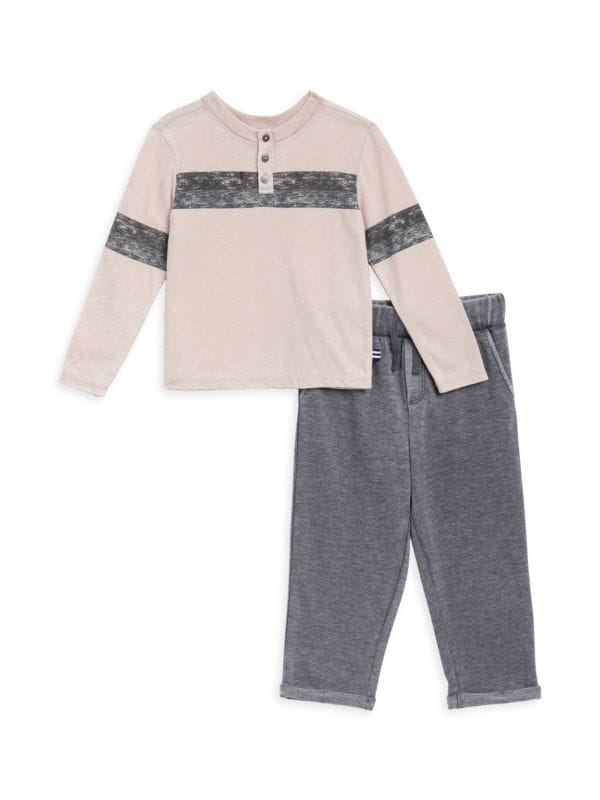 Детские комплекты одежды Splendid Little Boy’s & Boy’s Shore Stripe 2-Piece Long Sleeve Set Splendid