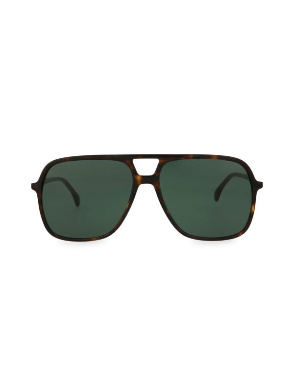 Солнцезащитные очки GUCCI 58MM Square Aviator GUCCI