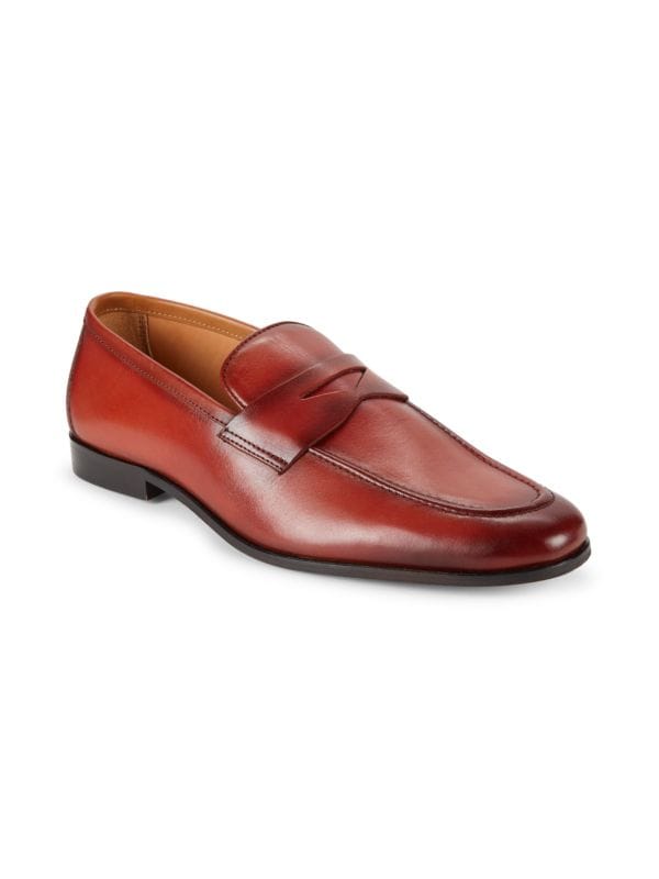 Туфли Penny Loafers Toby из первоклассной кожи с резиновой подошвой Saks Fifth Avenue