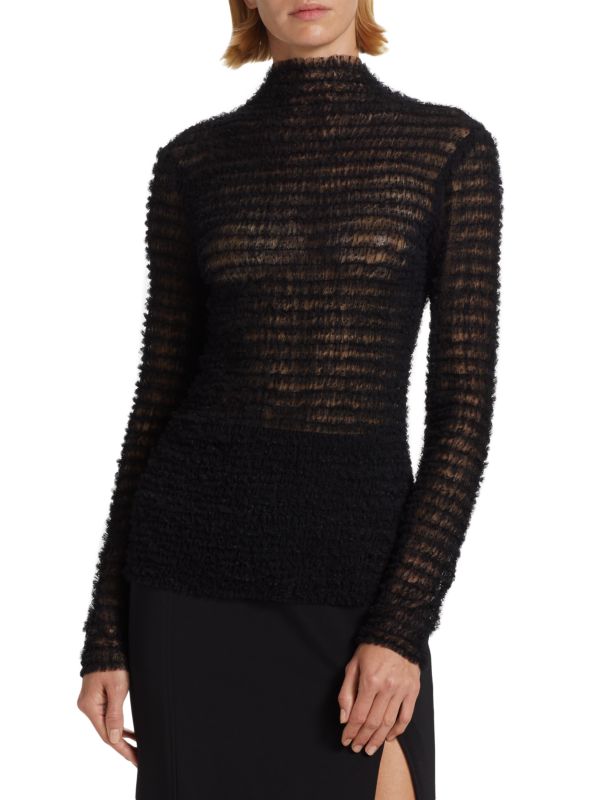 Женская Блузка Jason Wu Textured Highneck Jason Wu