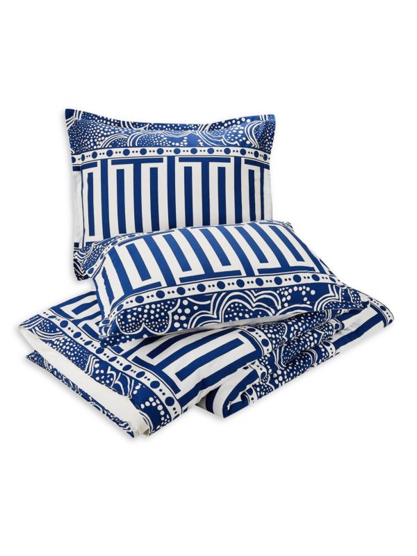 Mesa Maze 3-Piece Duvet Cover Set Trina Turk