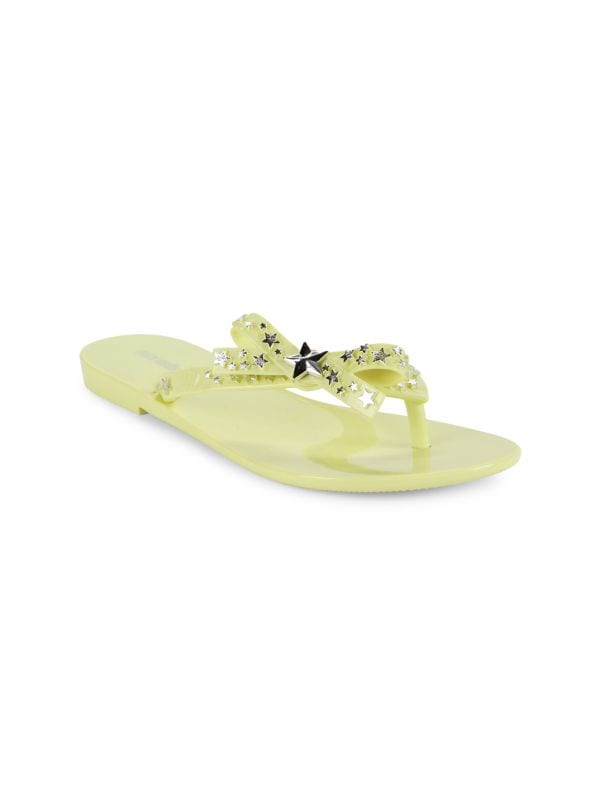 Little Girl's Harmonic Star Flip Flops Mini Melissa