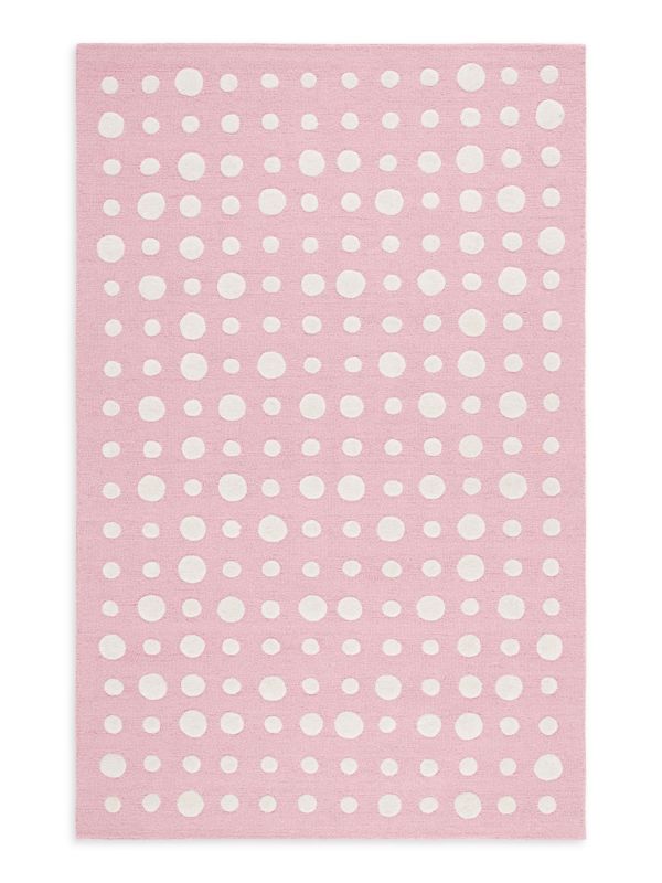 Dot Patterned Wool Blend Accent Rug Safavieh