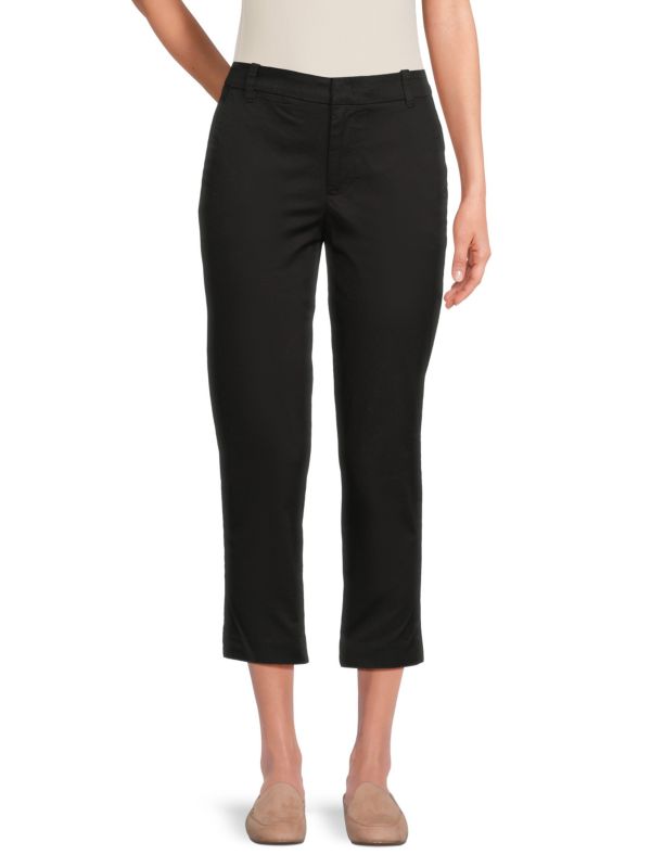 Женские Повседневные брюки Vince Flat Front Cropped Chino Pants Vince