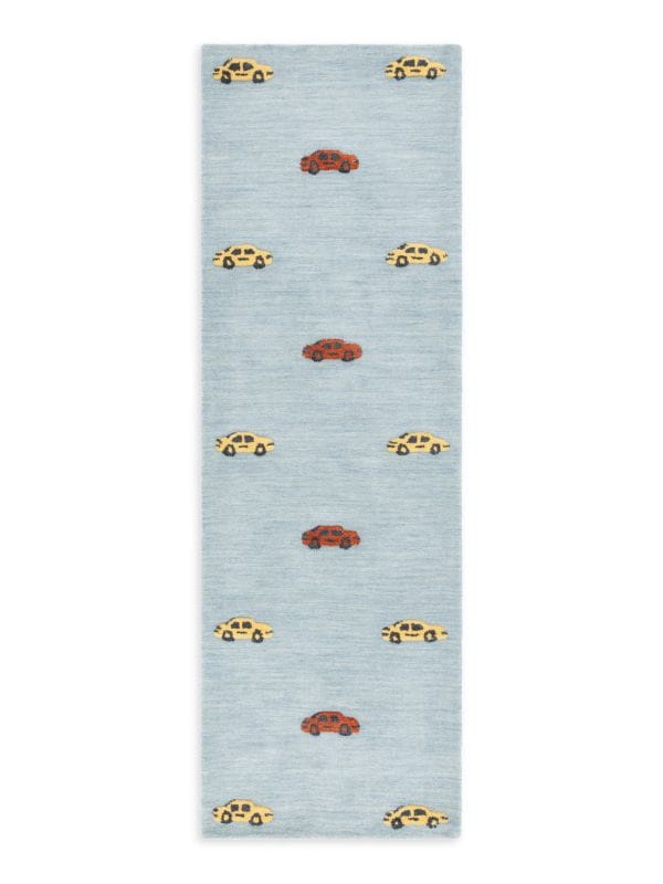 Pattern Rectangle Wool Blend Runner Rug Safavieh