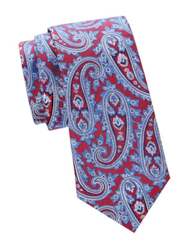 Галстук Canali Paisley Silk Jacquard Canali