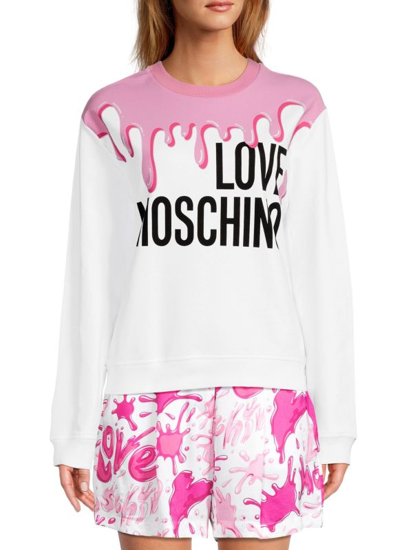 Женская Толстовка LOVE Moschino Crewneck LOVE Moschino