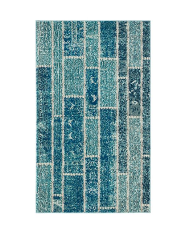 Rectangular Tile Patterned Rug Safavieh