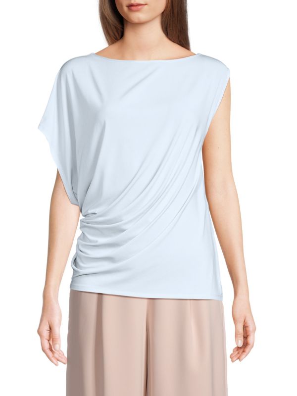 Женская Блузка BCBGMAXAZRIA Boatneck Draped BCBGMAXAZRIA