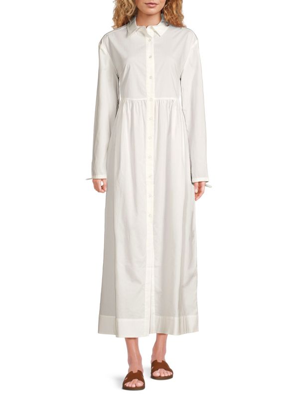 Женское Пляжное платье и туника onia Maxi A Line Shirt Dress Onia